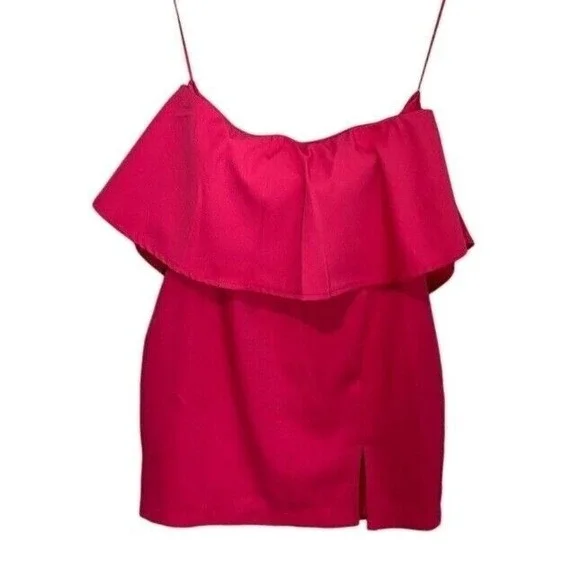 NWOT Superdown Catalina Ruffle‎ Tube Mini Dress XS - Picture 5 of 6